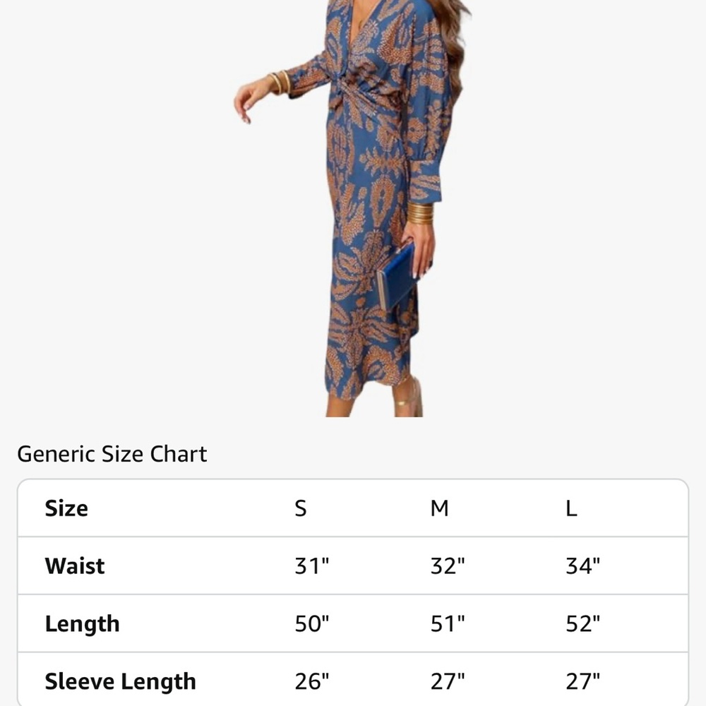 Groovy Blue Patterned sexy Dress - Picture 13 of 13